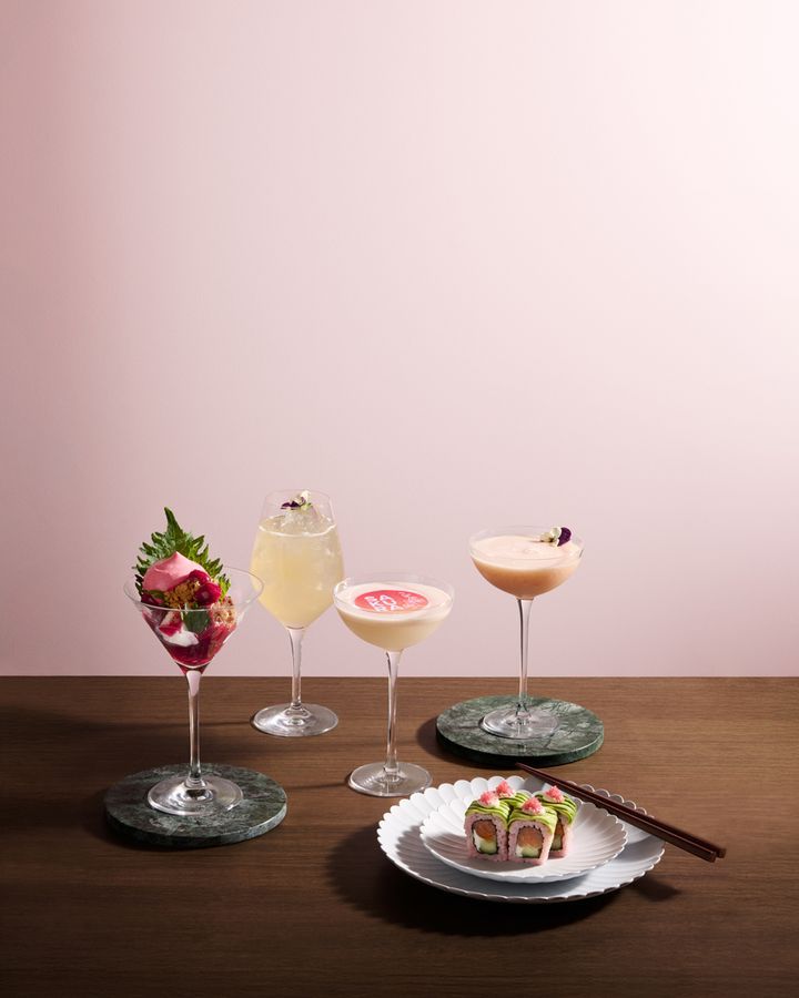 Seasonal sakura-inspired dishes — demo reference image